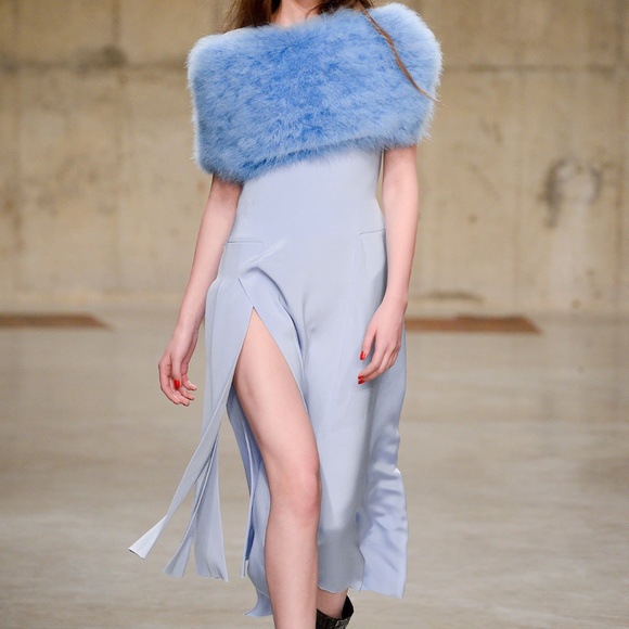 Topshop Unique AW13 Runway OpenBack Silk Dress (2) - Picture 1 of 3